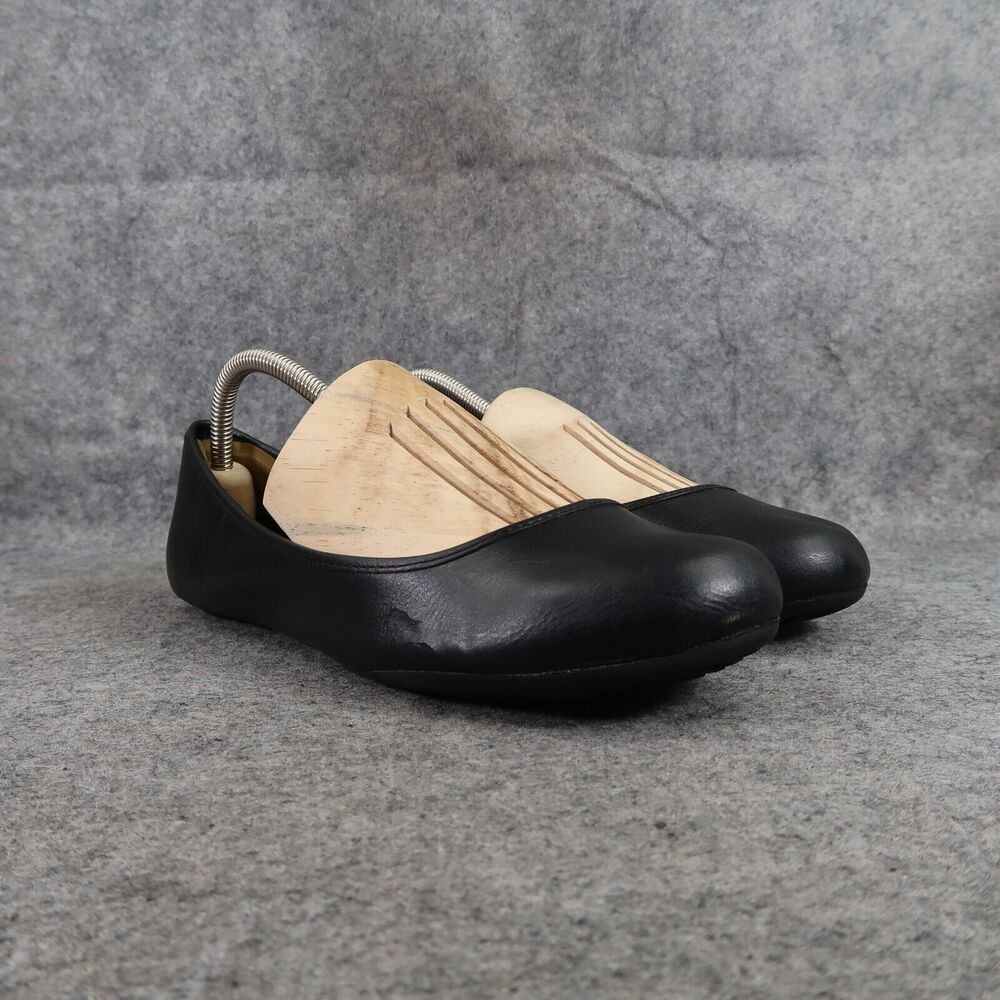 Dr Scholls Shoes Women 10 Ballet Flat Fashion Casual Classic Black Slip On Comfy